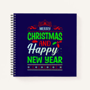 Merry Christmas And Happy New Year-61064 Notebook