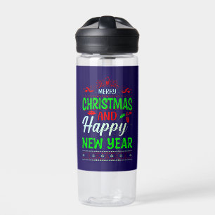 Merry Christmas And Happy New Year-61064 Water Bottle