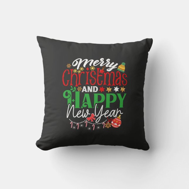 Merry Christmas And Happy New Year-67342 Cushion (Front)