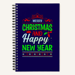 Merry Christmas And Happy New Year-72965 Notebook
