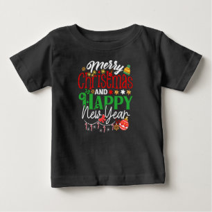 Merry Christmas And Happy New Year Baby T-Shirt