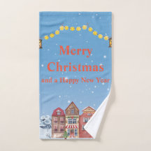 Merry Christmas and Happy New Year Best Bath Towel