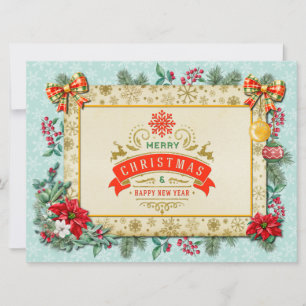 Merry Christmas and Happy New Year By Love Invitation