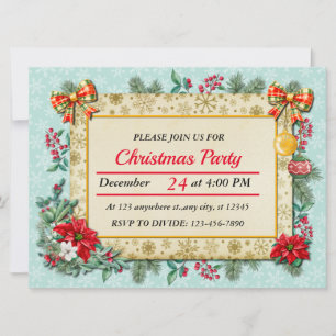 Merry Christmas and Happy New Year By Love Invitation