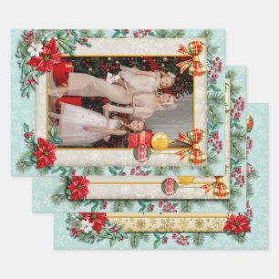 Merry Christmas and Happy New Year By Love Wrapping Paper Sheet