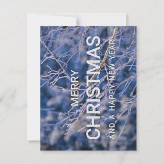 Merry Christmas and Happy New Year card