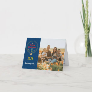 Merry Christmas and Happy New year card