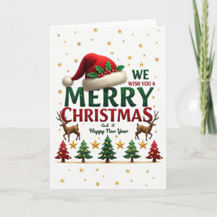 Merry Christmas and Happy New Year Card