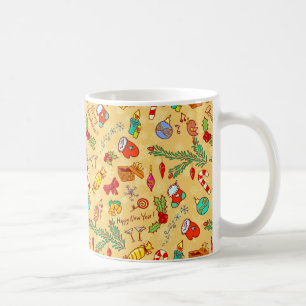 Merry Christmas And Happy New Year Coffee Mug