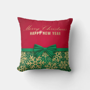 Merry Christmas and Happy New Year Cushion