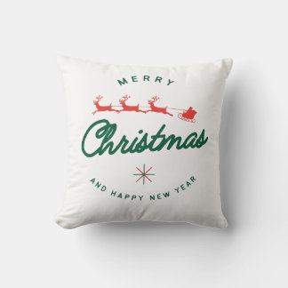 Merry Christmas and happy New Year Cushion