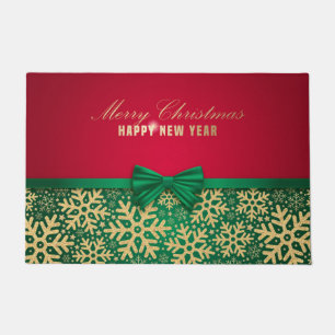 Merry Christmas and Happy New Year Doormat