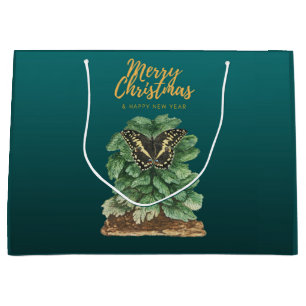 Merry Christmas and Happy New Year Large Gift Bag