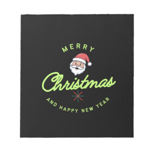 Merry Christmas and Happy New Year Notepad