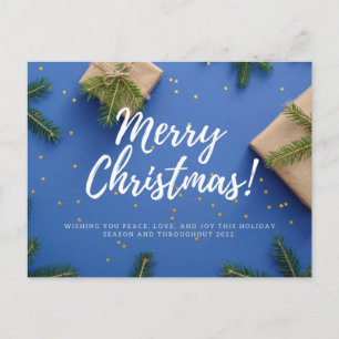 Merry Christmas and Happy New Year Postcard