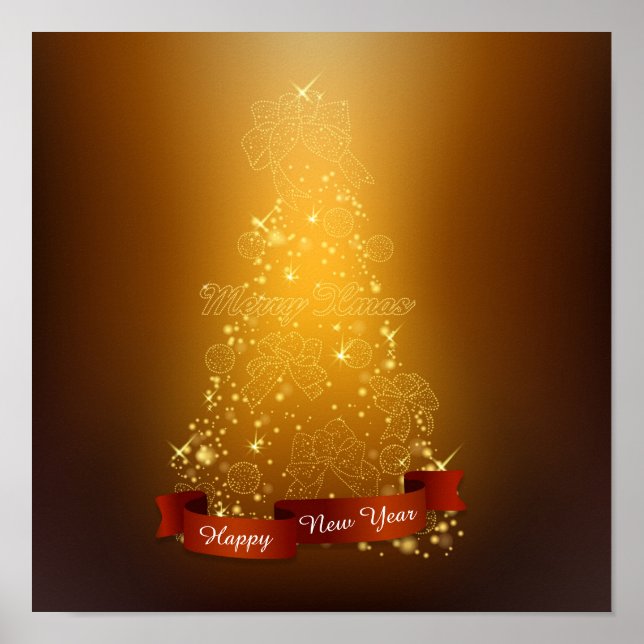 Merry Christmas And Happy New Year Poster (Front)