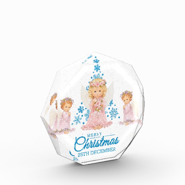  Merry Christmas and Happy New Year  Stainless Ste Photo Block (Left)