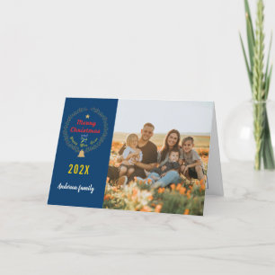 Merry Christmas and Happy New year Thank You Card