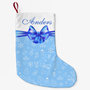 Merry Christmas and Happy New Year! XMAS Small Christmas Stocking