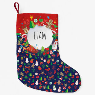 Merry Christmas and Happy New Year! XMAS Small Christmas Stocking