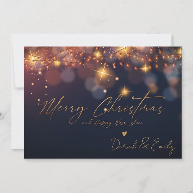 Merry Christmas And New Year Script Happy Holiday (Front)