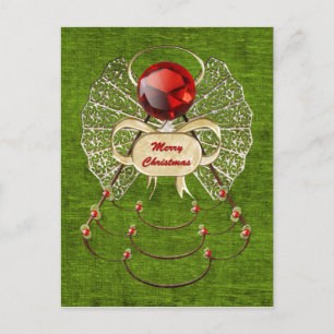 Merry Christmas Angel Postcard