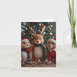 Merry Christmas Animal Christmas Card