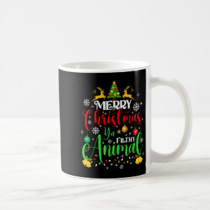 Merry Christmas Animal Filthy Ya Xmas Family Pajam Coffee Mug