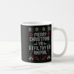 Merry Christmas Animal Filthy Ya Xmas Pajama Coffee Mug