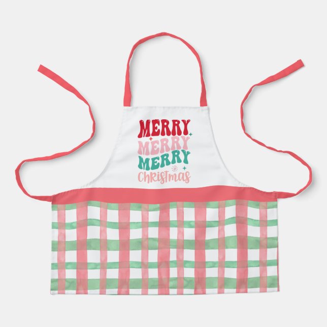 Merry Christmas  Apron (Front)
