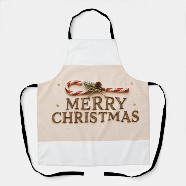 MERRY CHRISTMAS  APRON (Front)