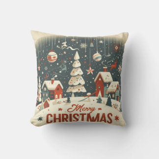 Merry Christmas art Cushion