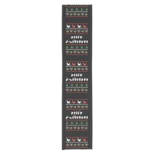 Merry Christmas - ASL American Sign Language I Short Table Runner