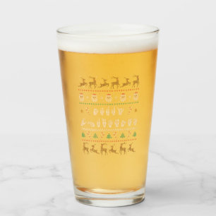 Merry Christmas - ASL American Sign Language II Glass