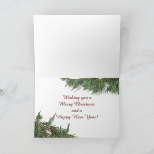 "Merry Christmas," Atlanta, Georgia Skyline Card