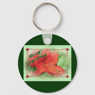 Merry Christmas Azalea Key Ring