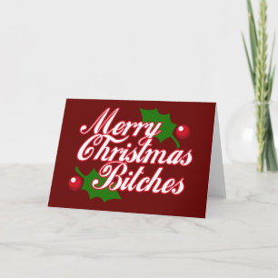 Merry Christmas B Holiday Card