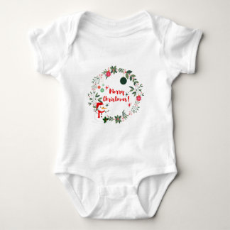 Merry Christmas Baby Bodysuit