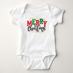 Merry Christmas Baby Bodysuit