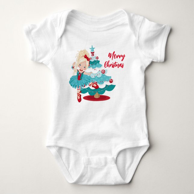 Merry Christmas  Baby Bodysuit (Front)