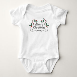 Merry Christmas Baby Bodysuit