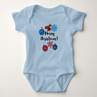 Merry Christmas  Baby Bodysuit