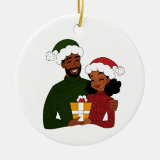 Merry Christmas Baby Ceramic Ornament