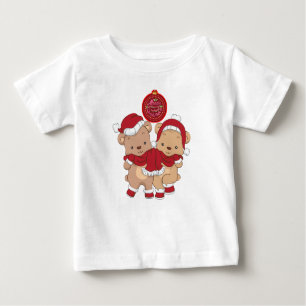 : Merry Christmas Baby Fine Jersey T-Shirt