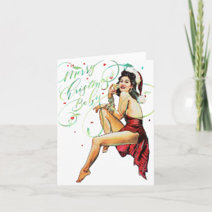 Merry Christmas Baby Folded Holiday Card