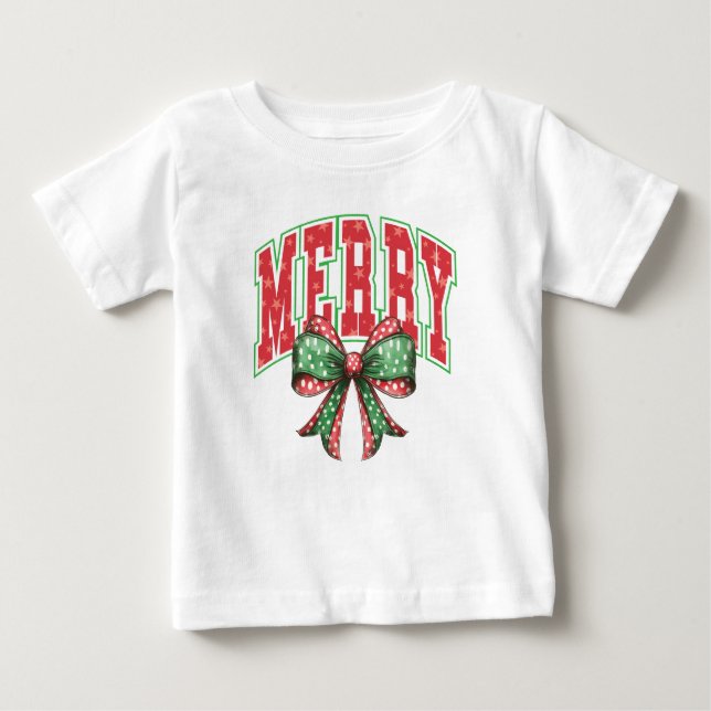 Merry Christmas Baby T-shirts (Front)