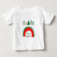 Merry Christmas Baby White T-Shirt