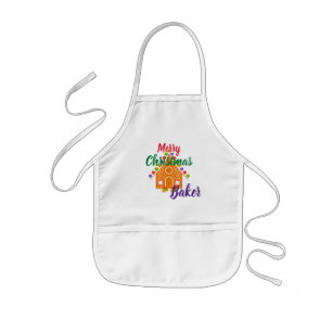 Merry Christmas Baker Apron