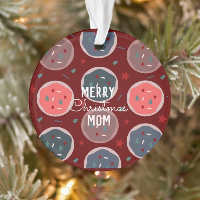 Merry Christmas Baker Cookies Name Ornament (Tree)