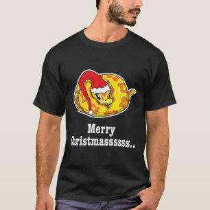 Merry Christmas Ball Python Tee Snake Lover